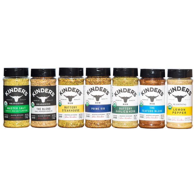 Kinder's Butcher's Pantry USDA Organic Rubs and Seasonings Variety Pack