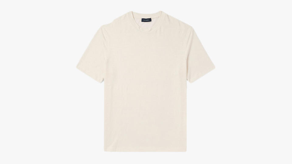 Thom Sweeney Slim-Fit Linen-Blend Jersey T-Shirt