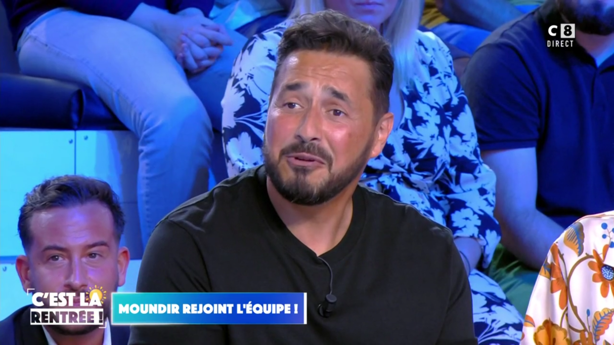 Moundir, ici sur le plateau de « TPMP », au début du mois de septembre.