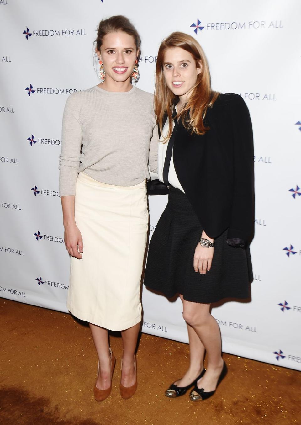 Alessandra Balazs and Princess Beatrice of York