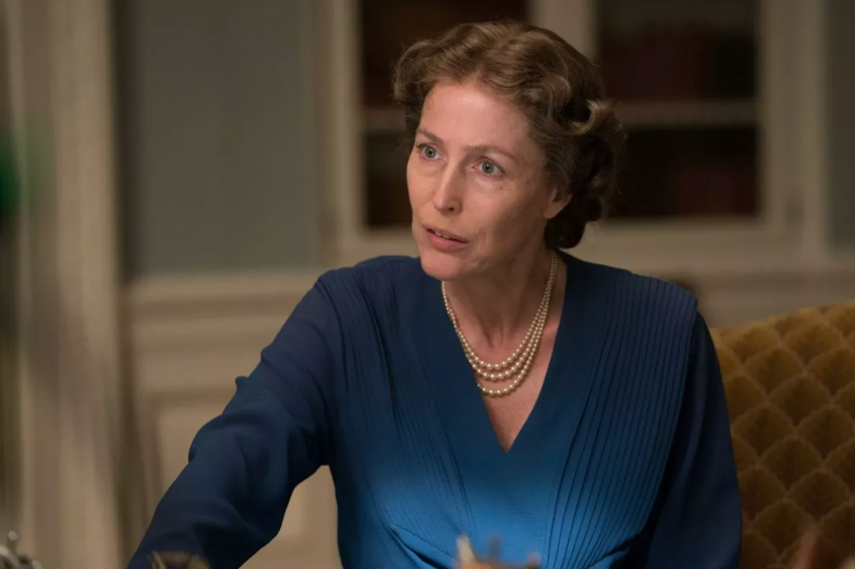 Gillian Anderson as Eleanor Roosevelt in ‘The First Lady’ (Showtime)