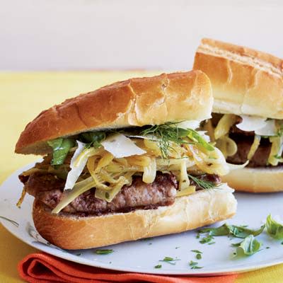 Johnnie C's Sweet Italian Sausage Subs with Fennel and Onions