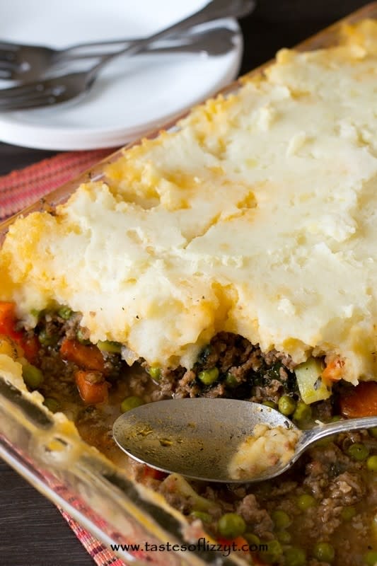 <p>Tastes of Lizzy T</p><p>Yes, even shepherd's pie can even be part of a Paleo diet. Swap in sweet potatoes and it is Whole 30 compliant too. <a href="http://www.tastesoflizzyt.com/2014/09/17/paleo-shepherds-pie/" rel="nofollow noopener" target="_blank" data-ylk="slk:Get the recipe HERE;elm:context_link;itc:0;sec:content-canvas" class="link ">Get the recipe HERE</a></p>