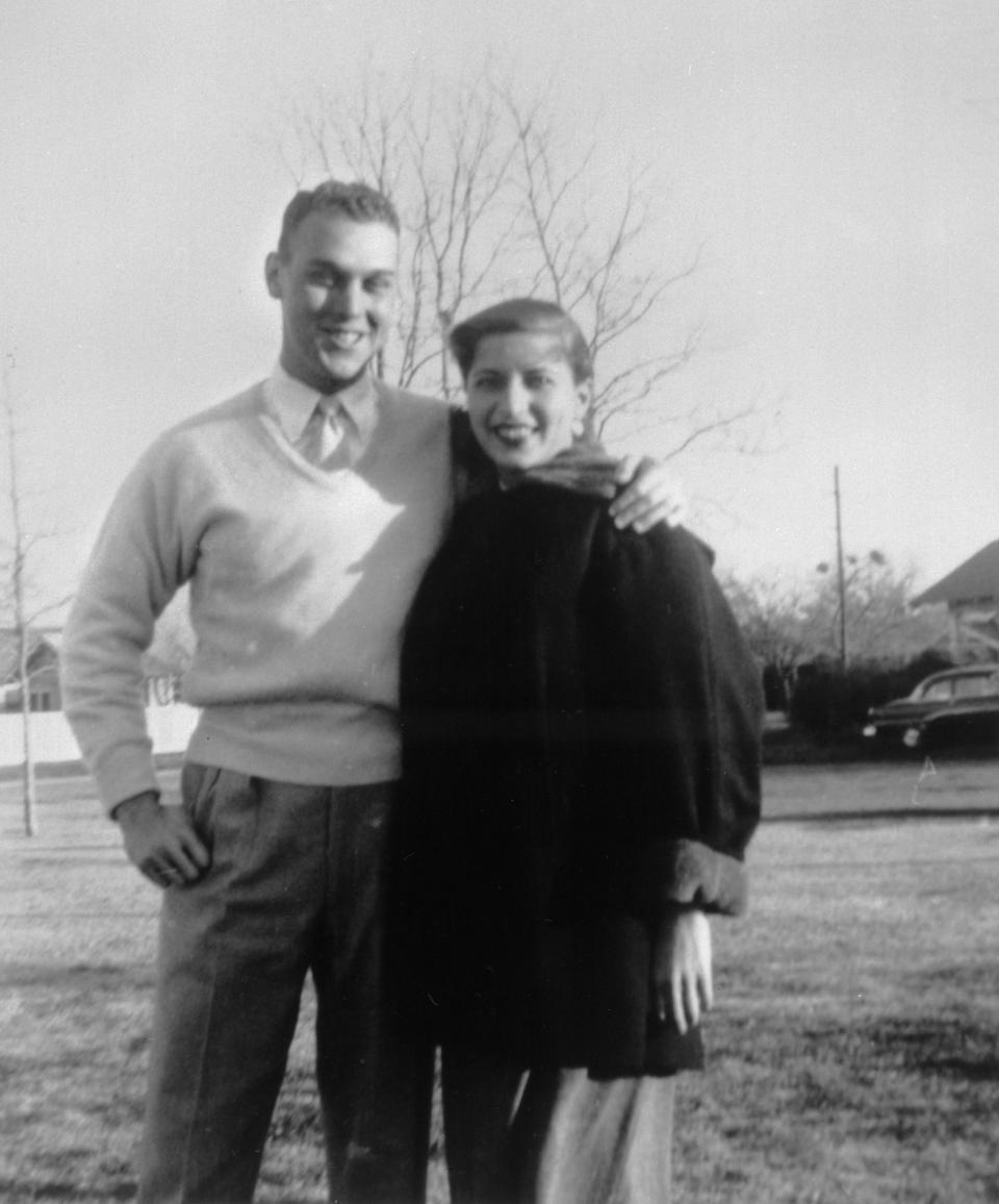 Martin D. Ginsburg and Ruth Bader Ginsburg in the fall of 1954 when Martin was serving in the Army.<span class="copyright">Collection of the Supreme Court of the United States</span>