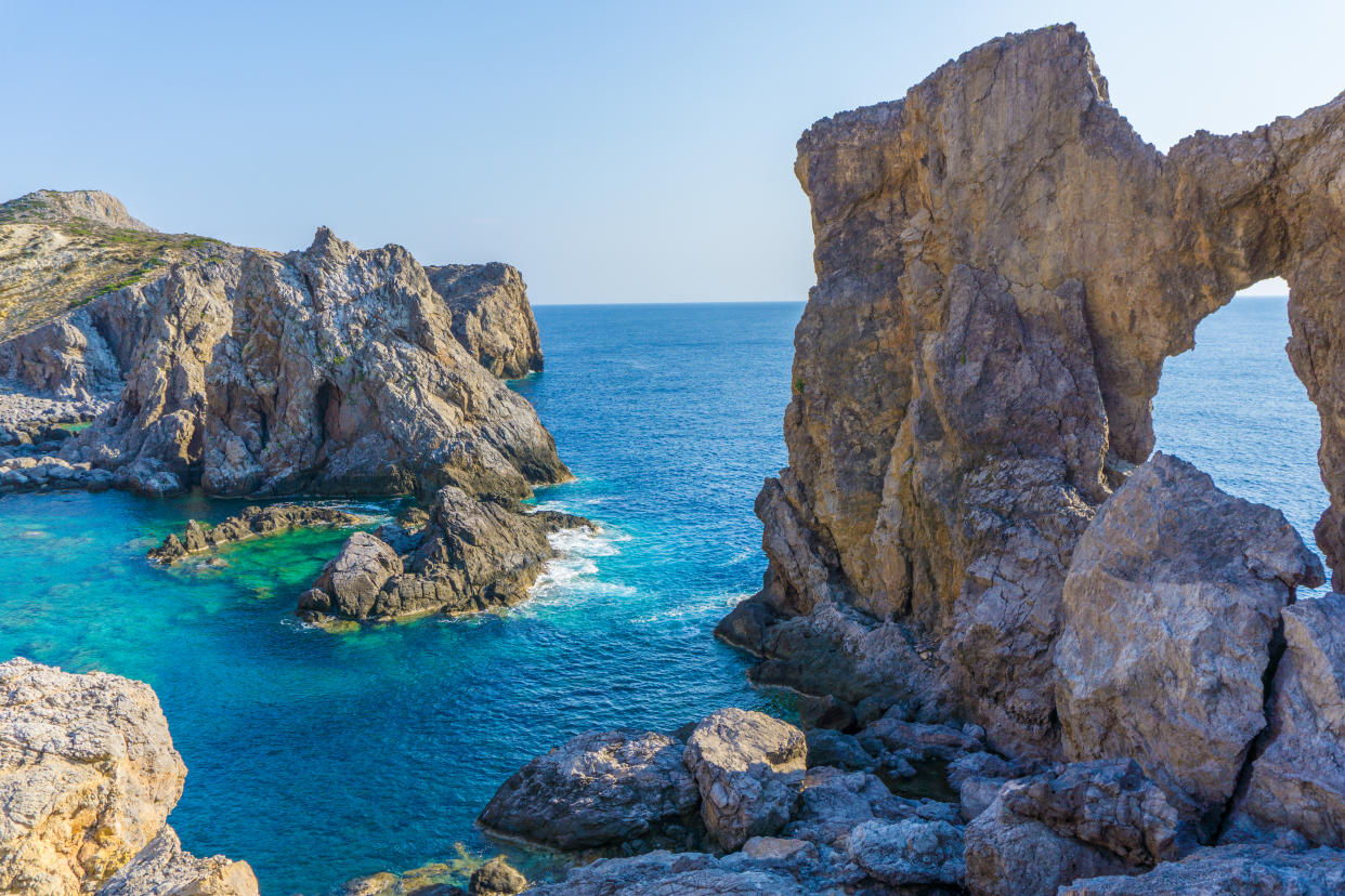 Anticitera, una isla griega en el Mediterráneo busca nuevos residentes, y te ofrecerían casa, terreno y dinero. Foto: Getty Images