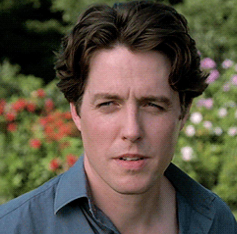 Hugh Grant in "Notting Hill"