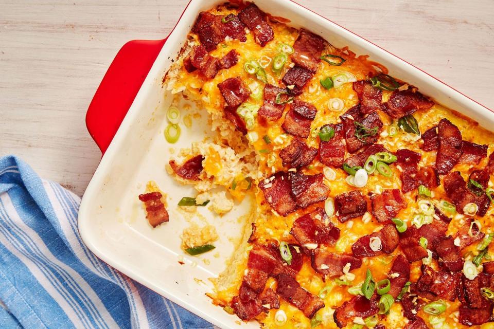 Loaded Cauliflower Breakfast Bake