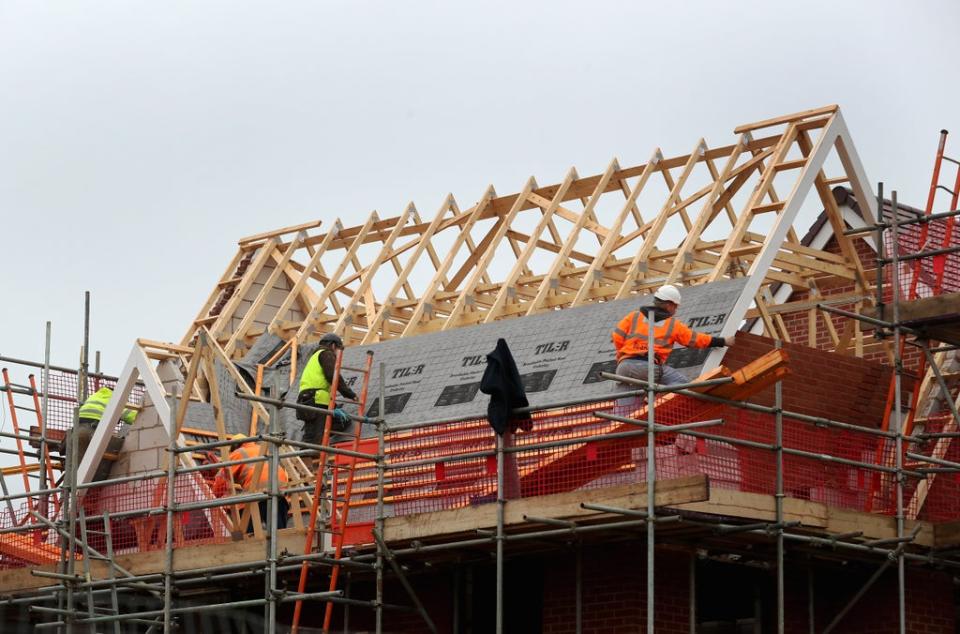 Housebuilding prices are set to increase by 5% this year, Redrow says (Gareth Fuller/PA) (PA Archive)