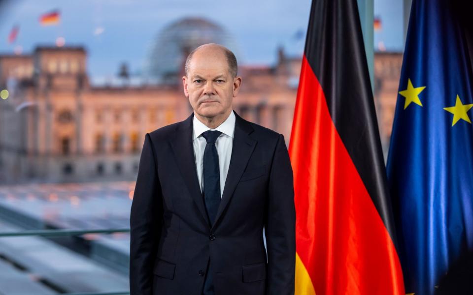 German Chancellor Olaf Scholz - Hannibal Hanschke/POOL/EPA-EFE/Shutterstock 