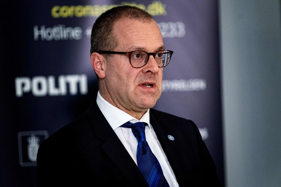 World Health Organisation (WHO) European director Hans Kluge, speaks during a joint press conference on the Danish handling of coronavirus in Eigtved's Pakhus, Copenhagen, Denmark, on March 27, 2020. (Photo by Ida Guldbaek Arentsen / Ritzau Scanpix / AFP) / Denmark OUT (Photo by IDA GULDBAEK ARENTSEN/Ritzau Scanpix/AFP via Getty Images)