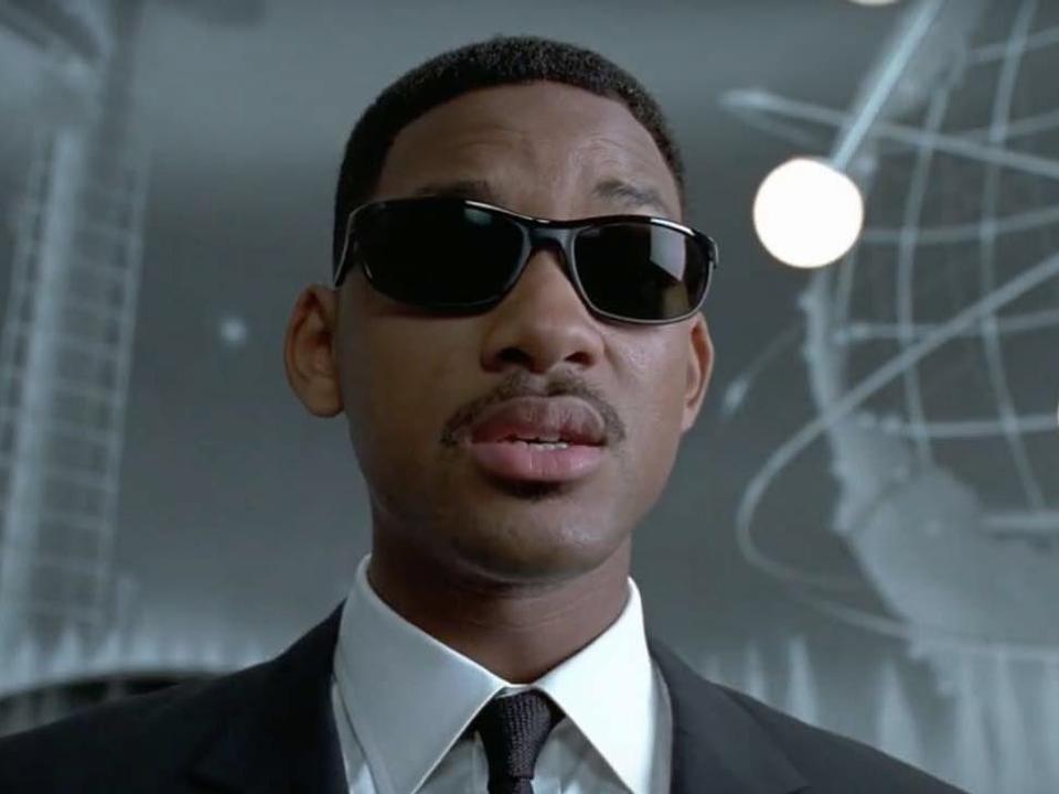 Will Smith wearing sunglasses