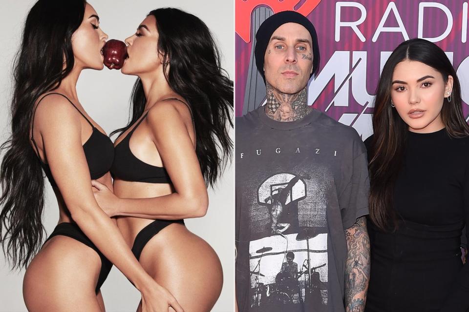 Megan Fox; Kourtney Kardashian; Travis Barker; Atiana De La Hoya