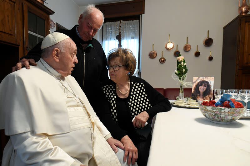 Pope Francis visits Tigliole