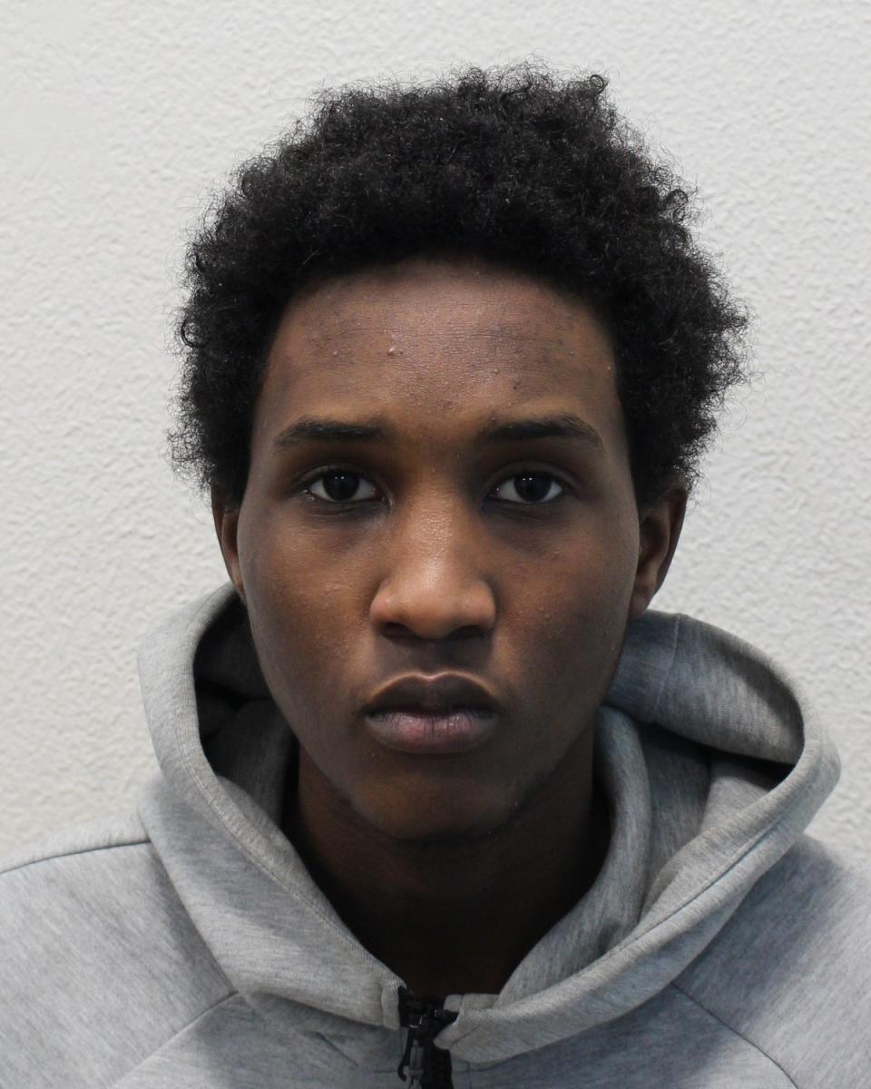 Abdallah Awil will be sentenced in February after he was found guilty of manslaughter following a fatal stabbing in Parsons Green (Met Police)