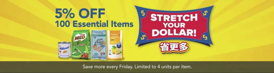 FairPrice's Stretch Your Dollar Programme