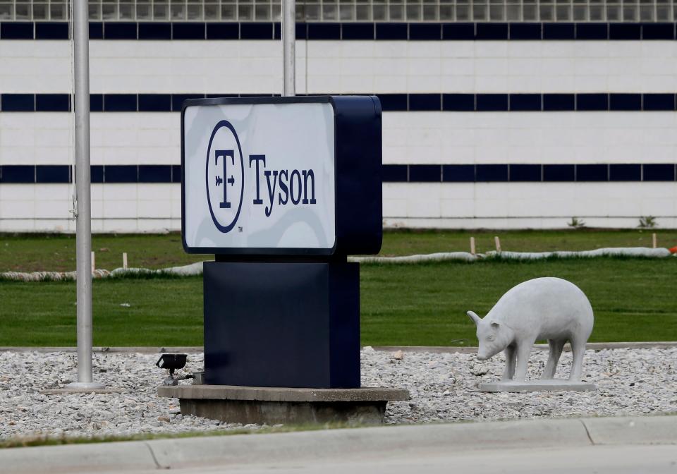 The Tyson Foods plant in Waterloo.