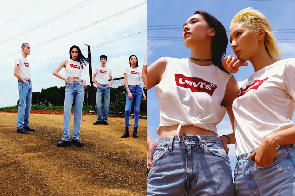 簡單俐落才美：Levi’s Logo Tee，除了經典款外還能自由剪裁！