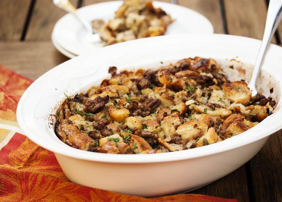 Bread and Sausage Stuffing