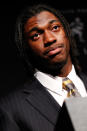 NEW YORK, NY - DECEMBER 10: Heisman Memorial Trophy Award winner Robert Griffin III of the Baylor Bears speaks at a press conference at The New York Marriott Marquis on December 10, 2011 in New York City. (Photo by Jeff Zelevansky/Getty Images)