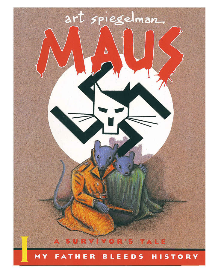 The book cover of "Maus" by Art Spiegelman.