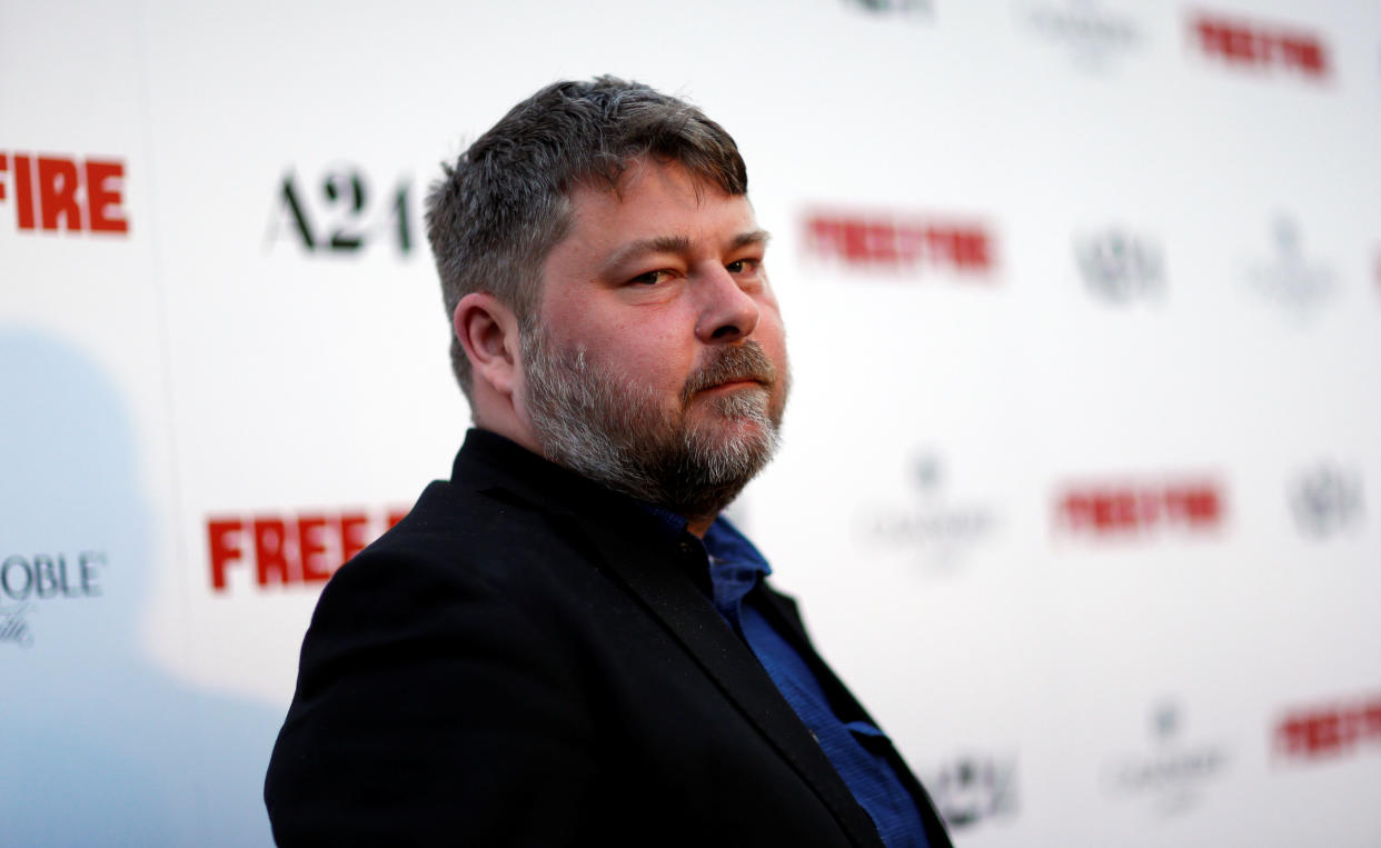 Director of the movie Ben Wheatley poses at the premiere of “Free Fire” in Los Angeles, California, U.S., April 13, 2017. Picture taken April 13, 2017. REUTERS/Mario Anzuoni