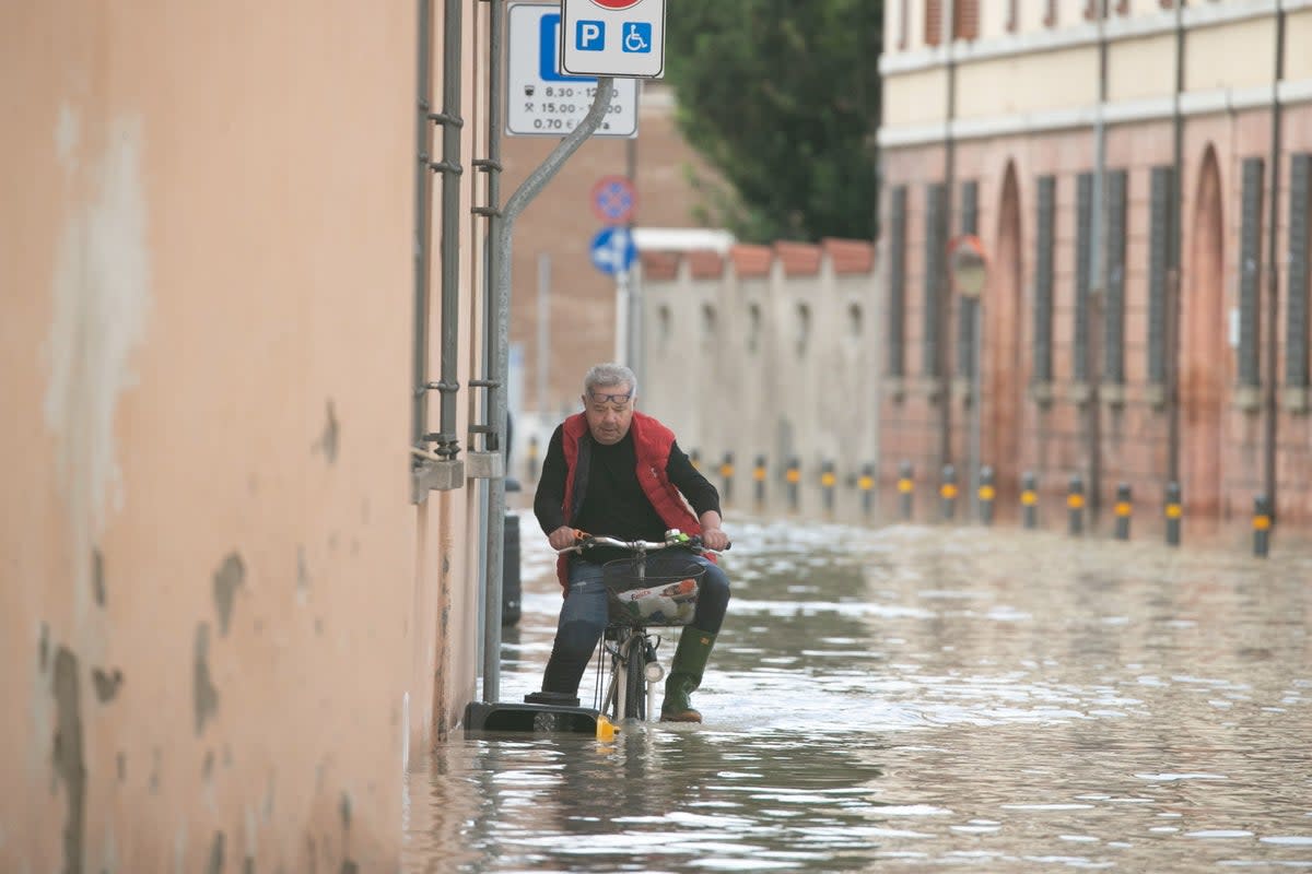 Parts of Ravenna remain under a meter of water (EPA)