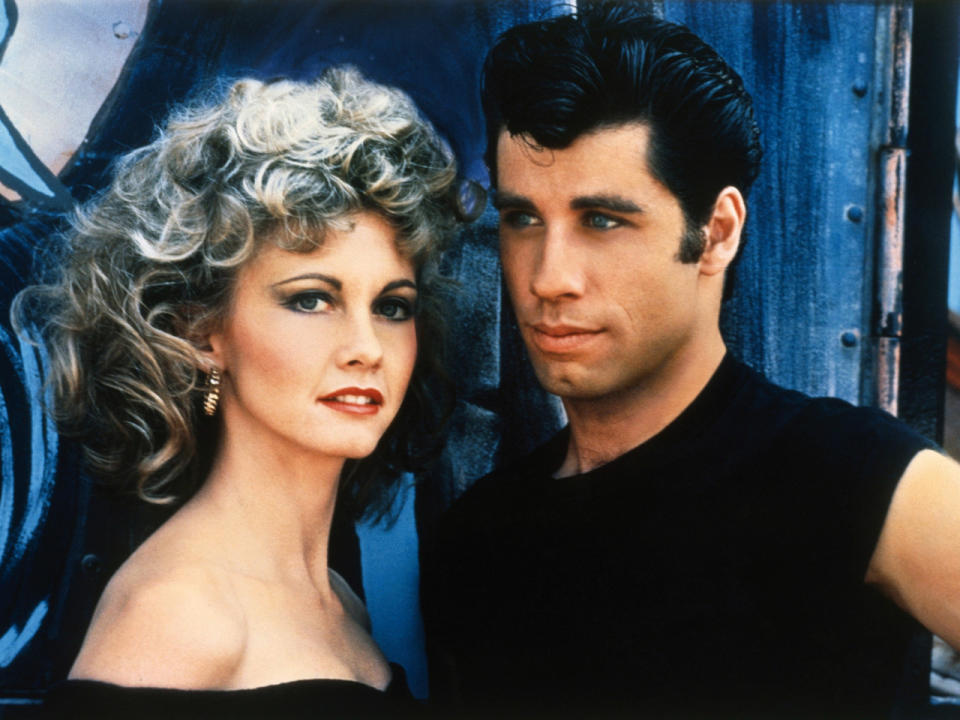 Olivia Newton-John und John Travolta in “Grease”