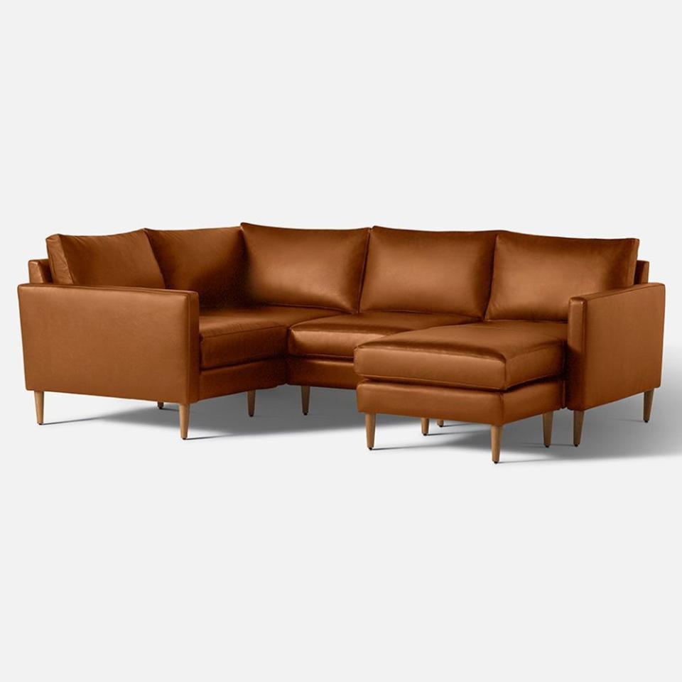 <p><a href="https://go.redirectingat.com?id=74968X1596630&url=https%3A%2F%2Fallform.com%2Fproducts%2F4-seat-corner-sectional-with-chaise%2Fclassic-whiskey-leather-natural&sref=https%3A%2F%2F" rel="nofollow noopener" target="_blank" data-ylk="slk:Shop Now;elm:context_link;itc:0;sec:content-canvas" class="link ">Shop Now</a></p><p>4-Seat Corner Sectional With Chaise</p><p>allform.com</p><p>$4895.00</p>