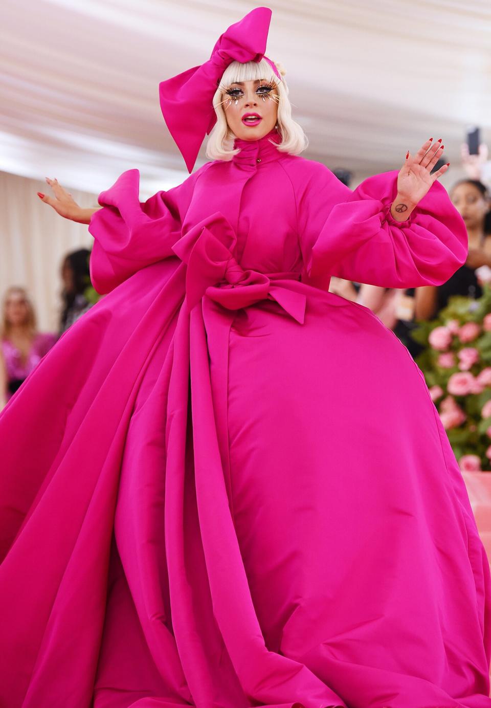 Lady Gaga attends The 2019 Met Gala Celebrating Camp: Notes on Fashion at Metropolitan Museum of Art on May 06, 2019 in New York City