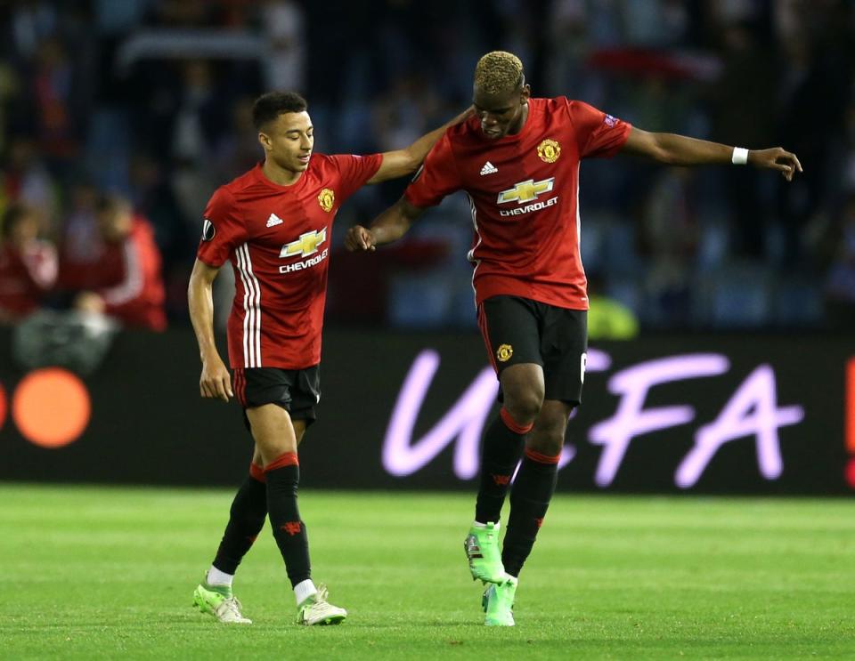 Jesse Lingard and Paul Pogba are leaving Manchester United (Steven Paston/PA) (PA Archive)