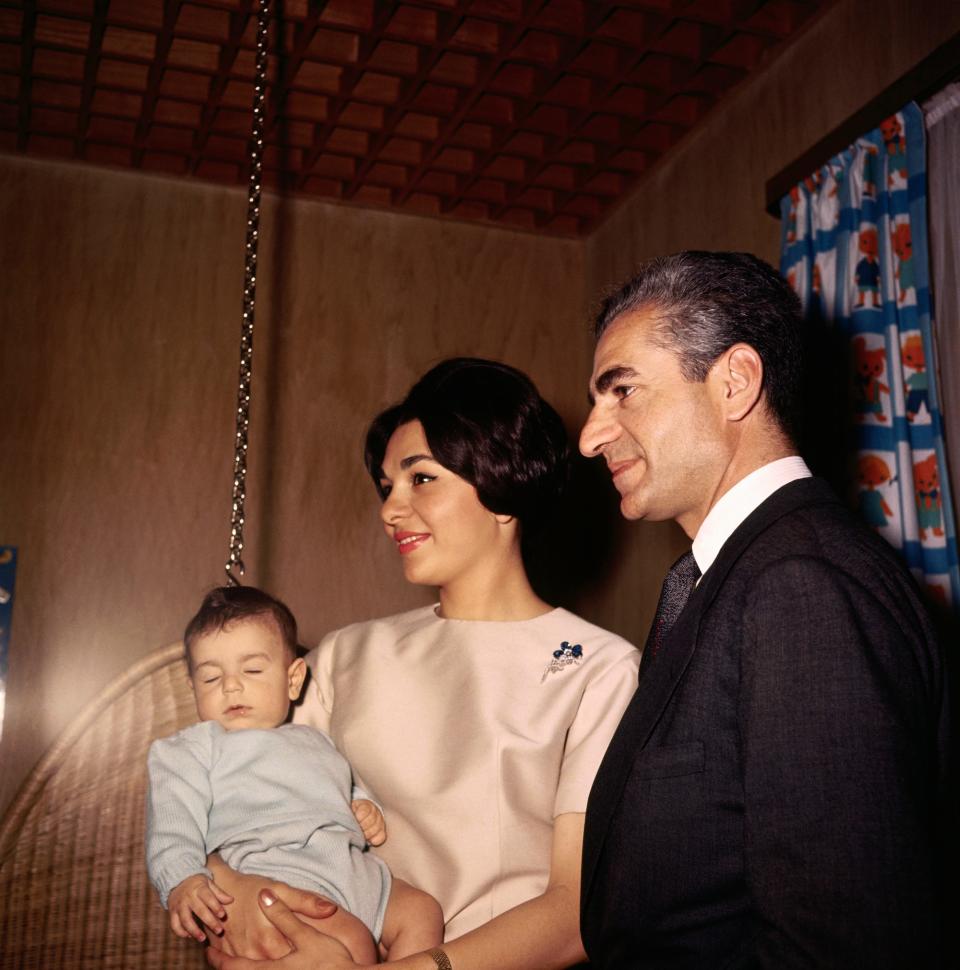The Shah of Iran and his family