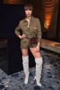 <p>The <em>Orange is the New Black</em> actress trusted her over-the-knee boots to keep her legs warm recently. (Photo: Getty Images) </p>