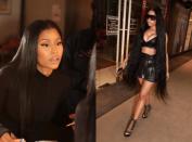 <p><strong>Quand : 7 mars 2017 </strong><br> C’est la mode des coupes courtes, mais Nicki Minaj a décidé d’aller à contre-courant en rejoignant le clan des mèches « longues » ! La rappeuse de 34 ans a choqué les photographes en présentant des mèches qui lui arrivaient jusqu’aux chevilles plus tôt dans le mois. Elle a complété ce style capillaire à l’aide d’un soutien-gorge en cuir noir et d’une minijupe signée Alaïa. <em>(Photos : Instagram)</em> </p>