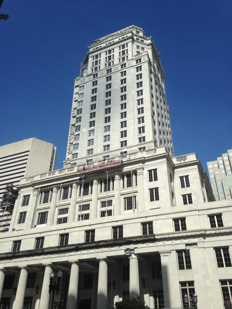 The Miami-Dade County Courthouse, a historic building downtown.