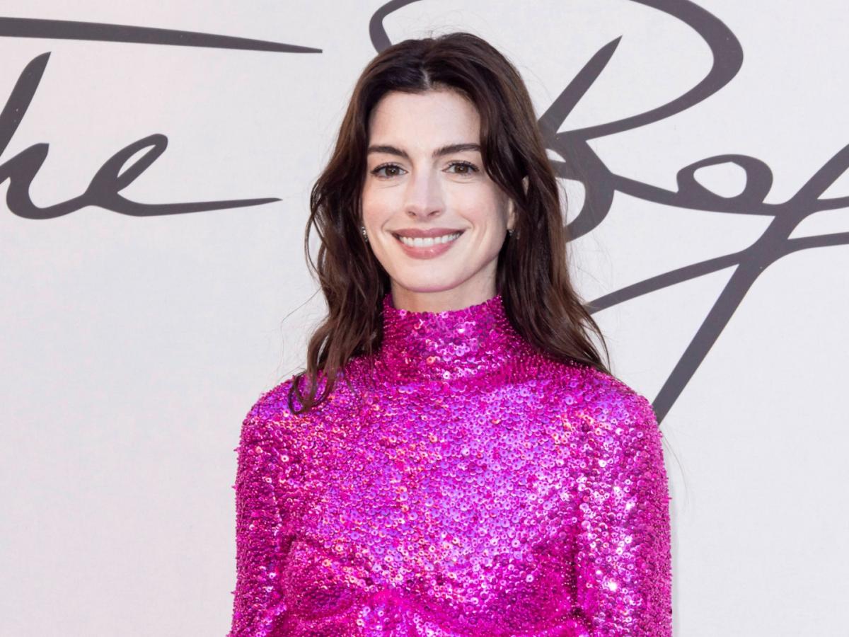 Anne Hathaway Is A Barbie Girl In A Barbie World At Valentino