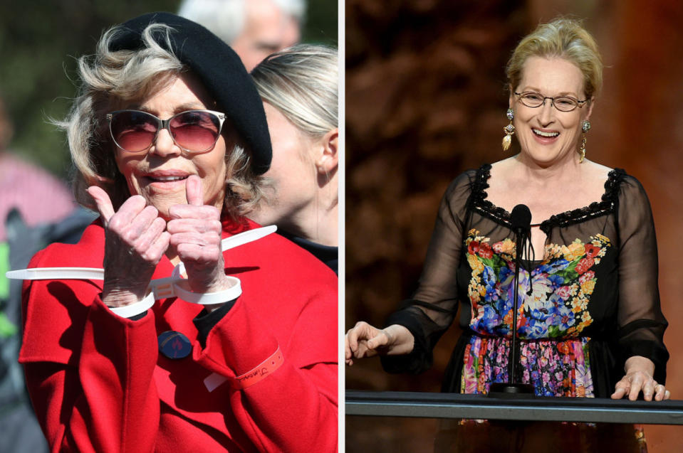 Jane Fonda and Meryl Streep