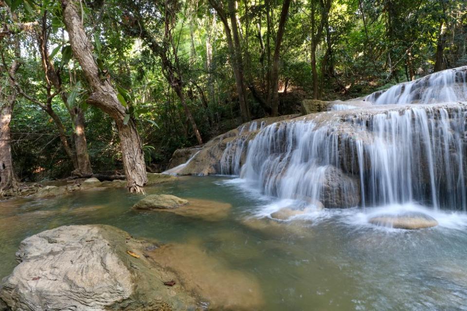 Pha Tad waterfall in Thailand
