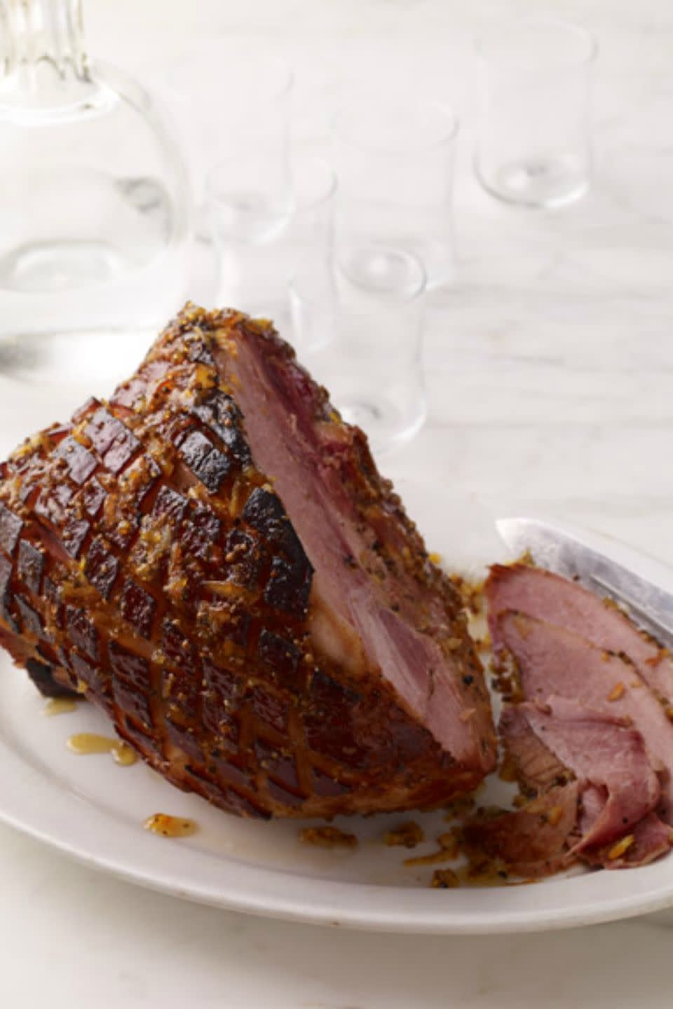 Orange–Coriander Glazed Ham