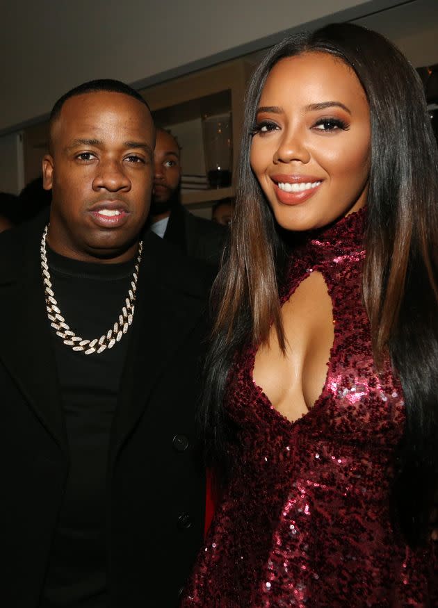 Yo Gotti and Angela Simmons on Dec. 17, 2015, in New York City.