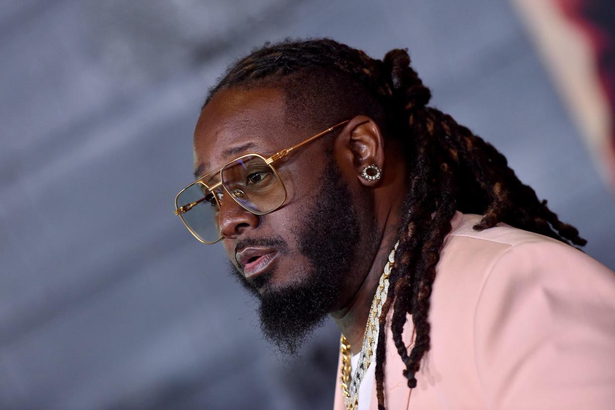 T-Pain attends the Premiere of Columbia Pictures' "Bad Boys for Life" at TCL Chinese Theatre on January 14, 2020 in Hollywood, California.