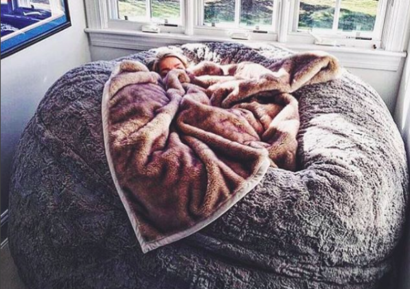 This Lovesac ~pillow chair~ is as big as a bed and you'll wait