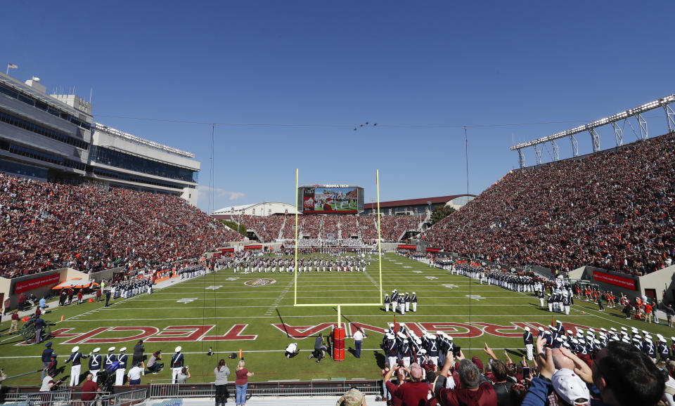 Lane Stadium — Blacksburg, Va. Credit: Reinhold Matay-USA TODAY Sports