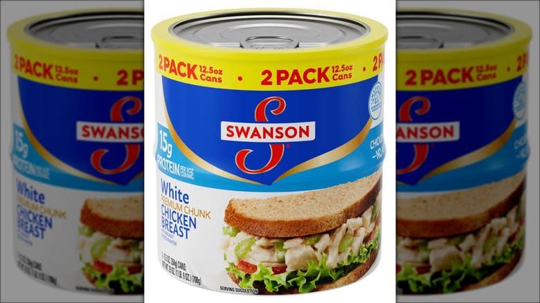 Swanson canned chicken breast