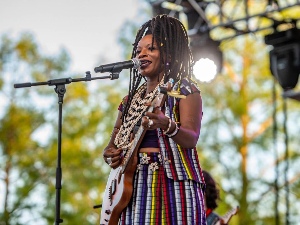 Guinean native Natu Camara brings a mix of West African soul, rock and pop music to the Levitt AMP Springfield Music Series at the Y Block on June 16. The concerts are free.