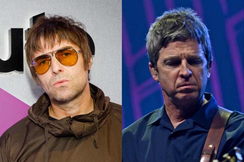 Liam Gallagher and Noel Gallagher (Getty)