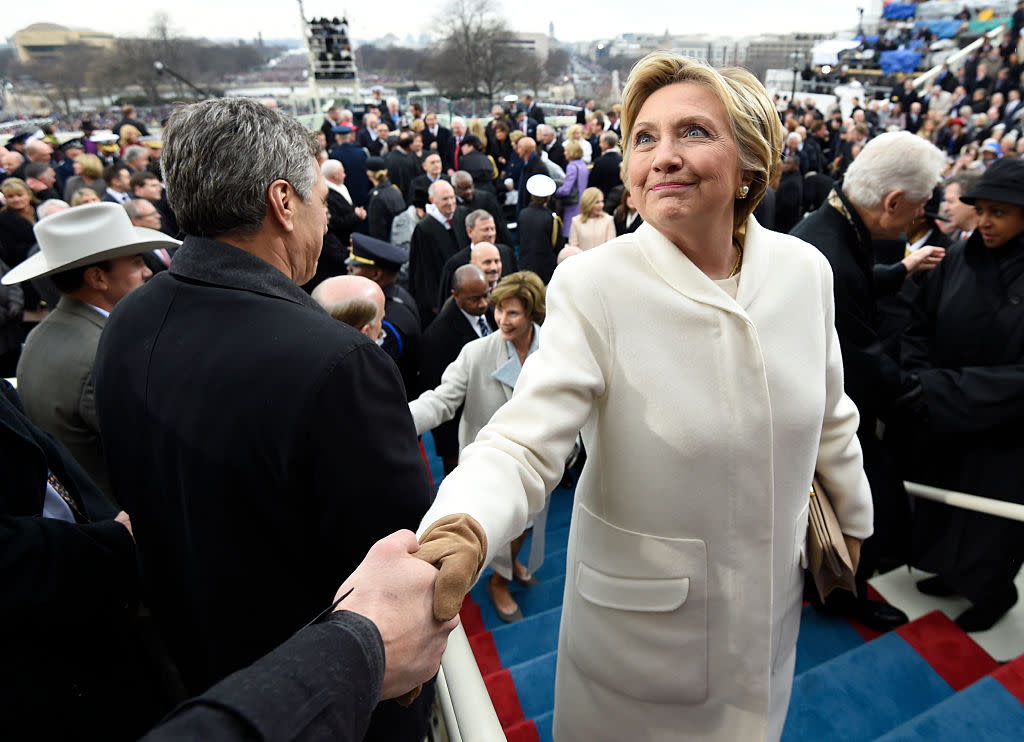 Hillary Clinton opened up about what it was like to attend Trump’s inauguration