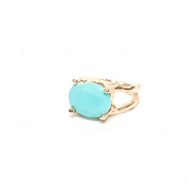 Turquoise Branch Ring