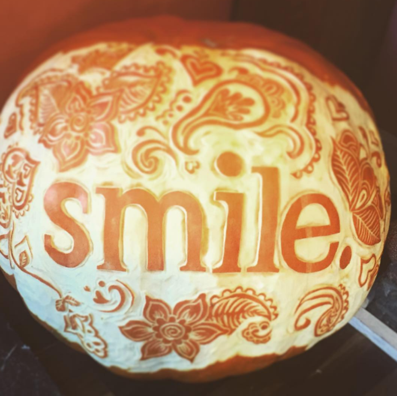 <p>@jessica0575</p><p>This jack-o'-lantern has a daily reminder just for you!</p>
