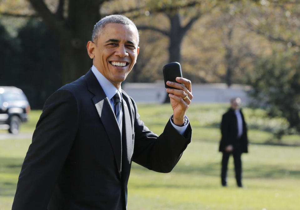 Barack Obama Blackberry