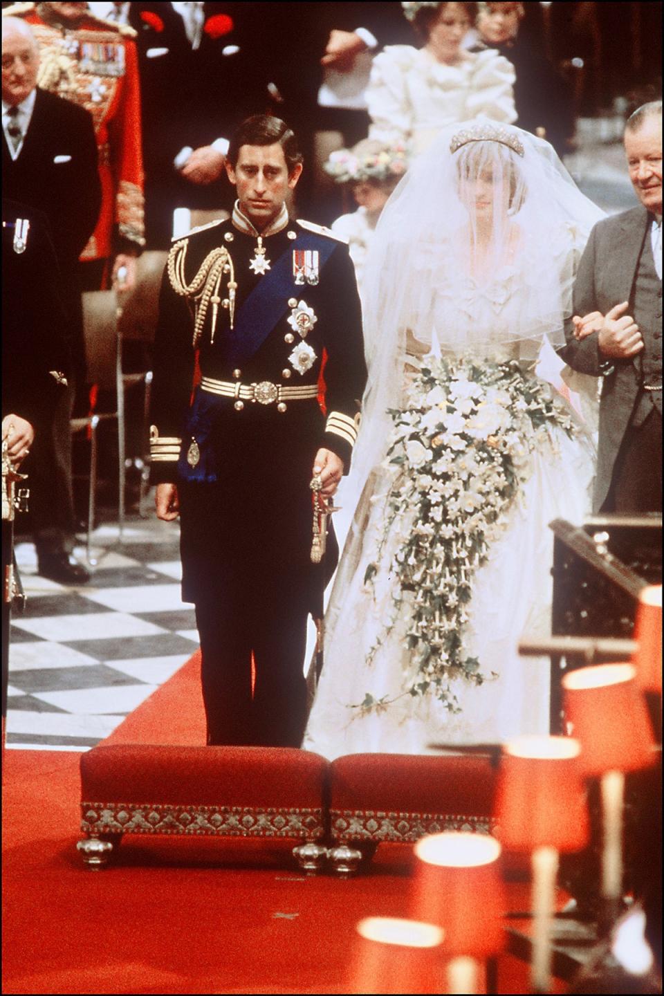 Charles married Diana at St Paul’s Cathedral in London on 29  July 1981 (AFP/Getty)